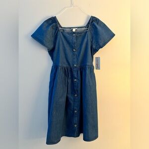 Cat and Jack Girls Denim Dress XL